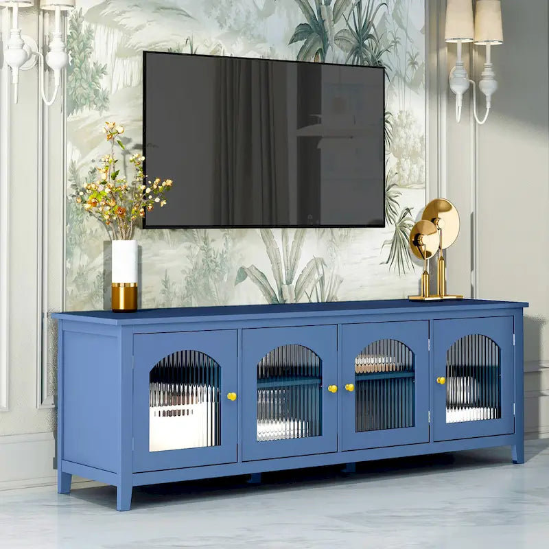 Mobile TV Naro Modern da 180 cm con Anta in Vetro
