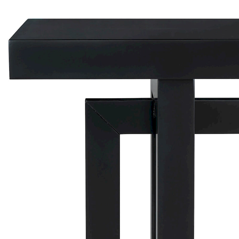 Tavolo Consolle Contemporaneo con Piano in Legno, Tavolo da Ingresso Extra Lungo per Ingresso, Corridoio, Soggiorno, Atrio, Passaggio