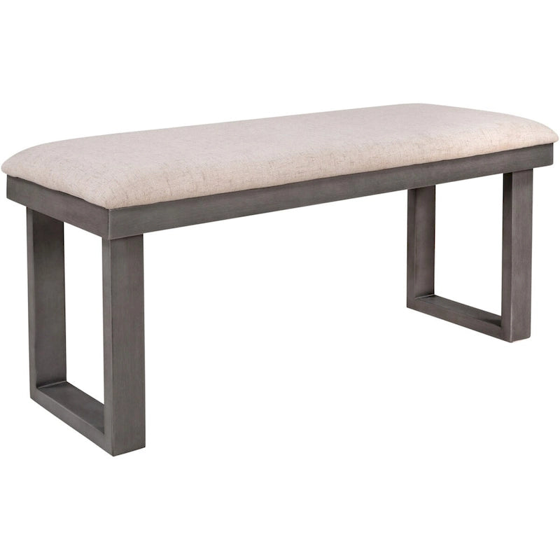 Set da Pranzo di 6 Pezzi in Legno Massello