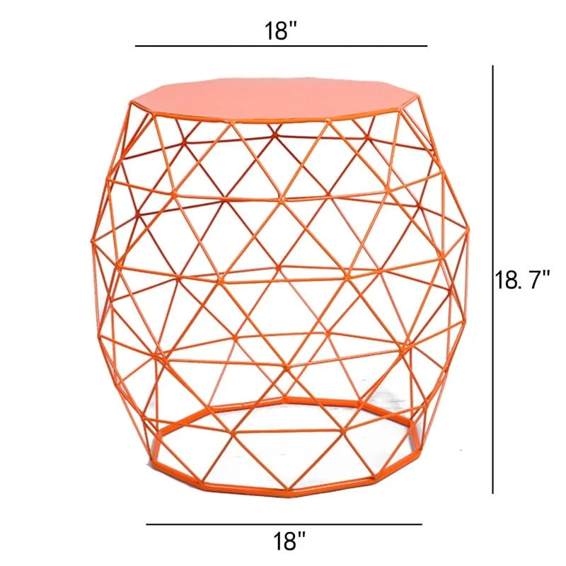 Tavolino Geometrico in Ferro