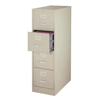 Hirsh 25 Classificatore verticale commerciale a 4 cassetti per documenti formato lettera