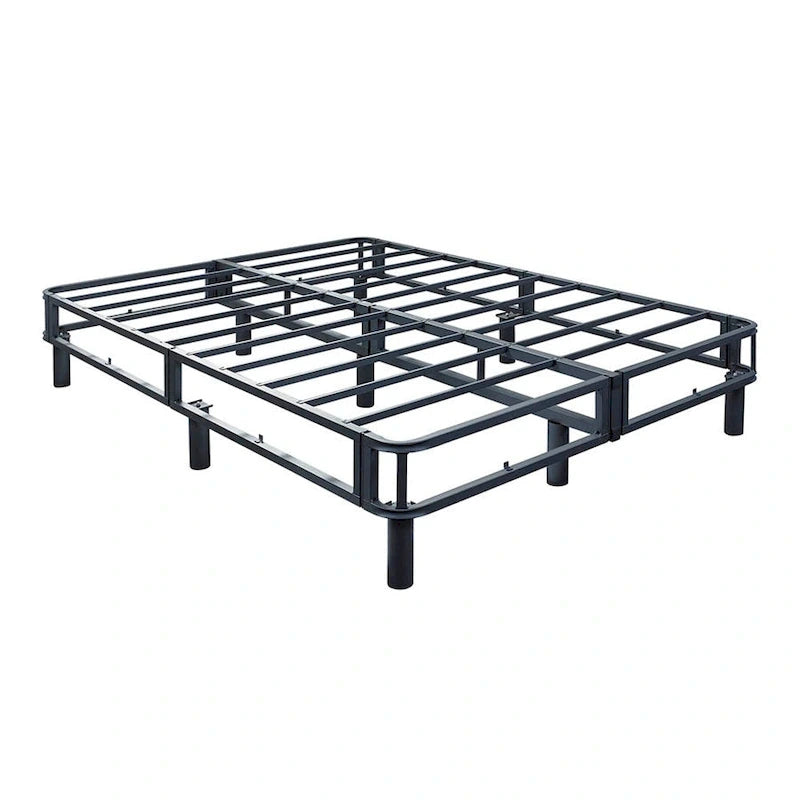 Base letto interamente rinforzata e box spring in metallo