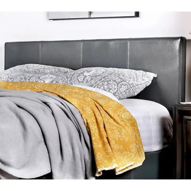 Lala Modern King Letto a Piattaforma in Ecopelle