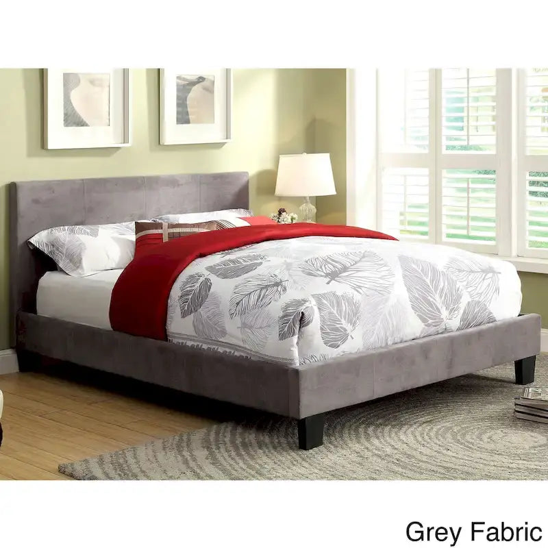 Lala Modern King Letto a Piattaforma in Ecopelle