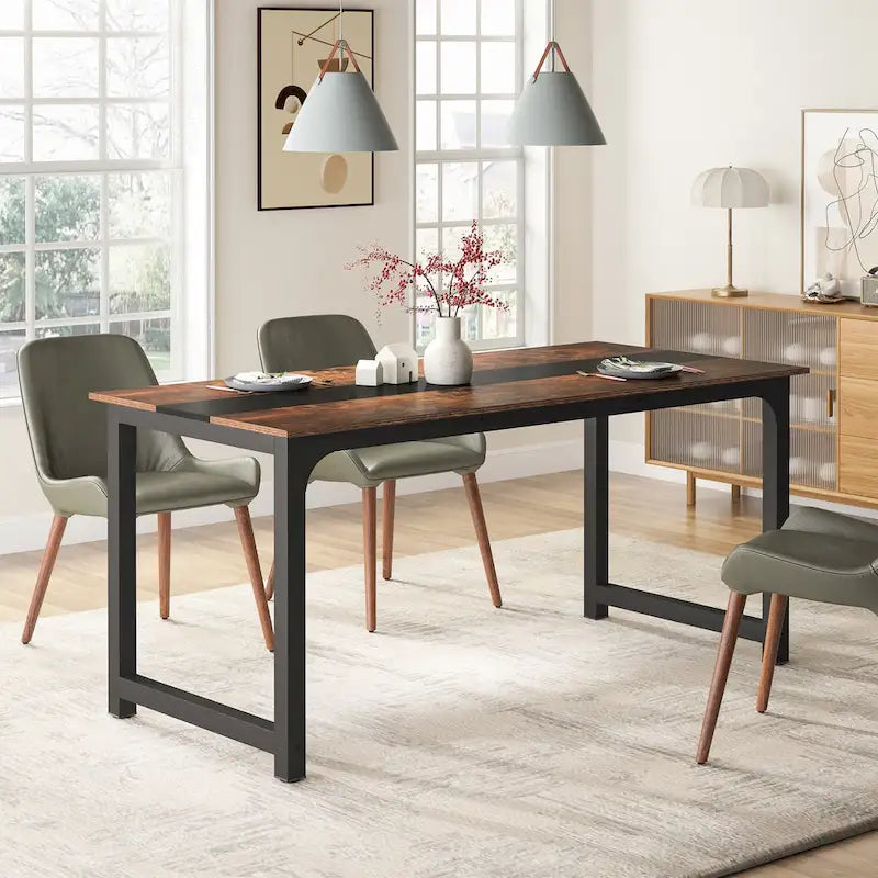 Tavolo da conferenza 70.86, tavolo riunioni con telaio in metallo stabile - 70.86L x 31W x 29H
