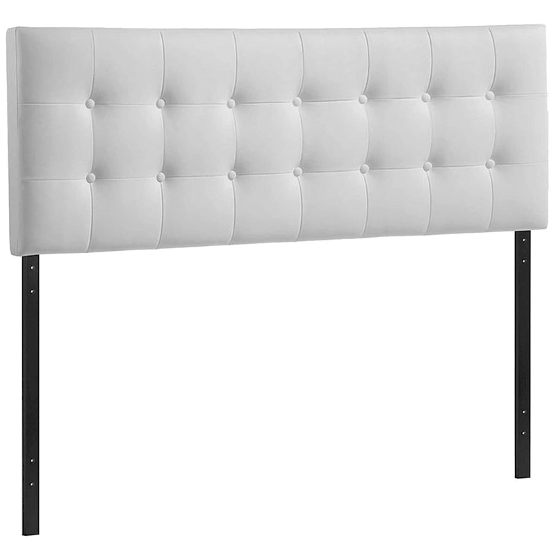 Testiera Heritage Bianca Imbottita per Letto Queen Size