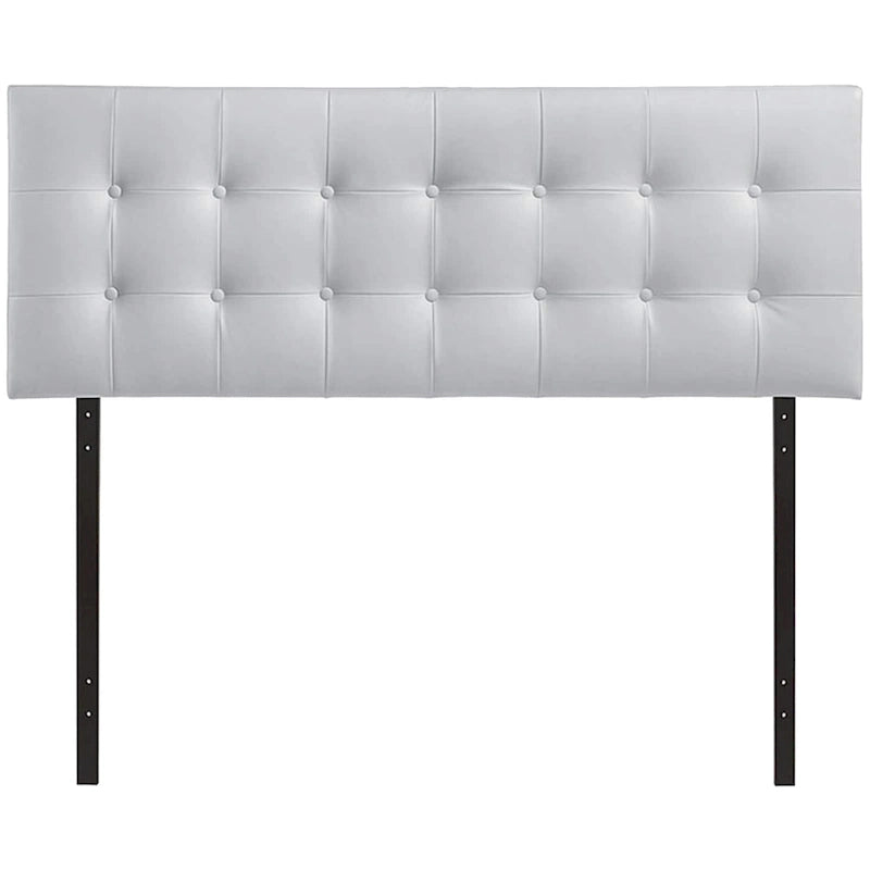 Testiera Heritage Bianca Imbottita per Letto Queen Size