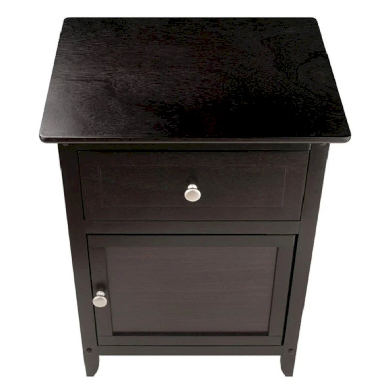 Tavolino d'appoggio in legno espresso marrone, 25