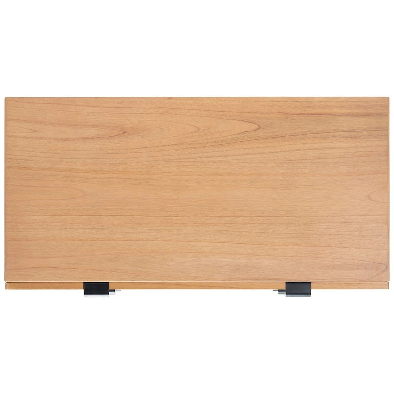 Cassettiera Siddie mid-century con 3 cassetti in rattan - 36Lx18Px36A