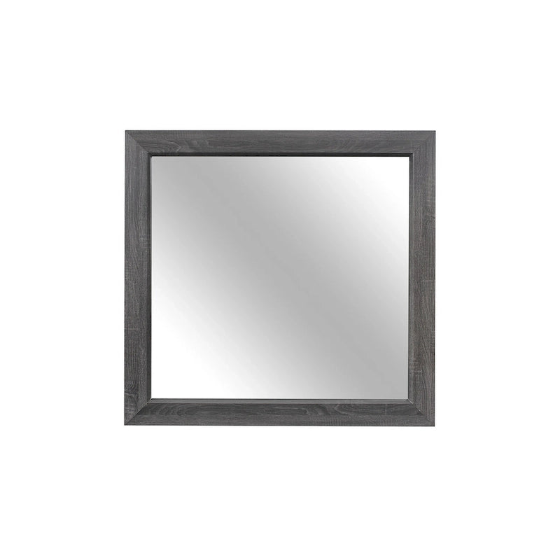 Camera da letto moderna a pannelli grigi 3 pezzi